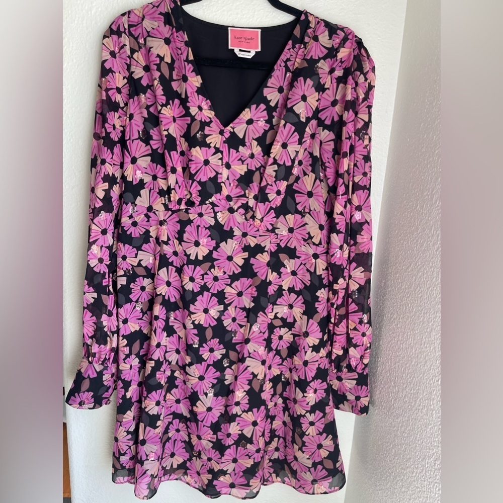 Kate spade wallflower chiffon dress - Picture 9 of 14